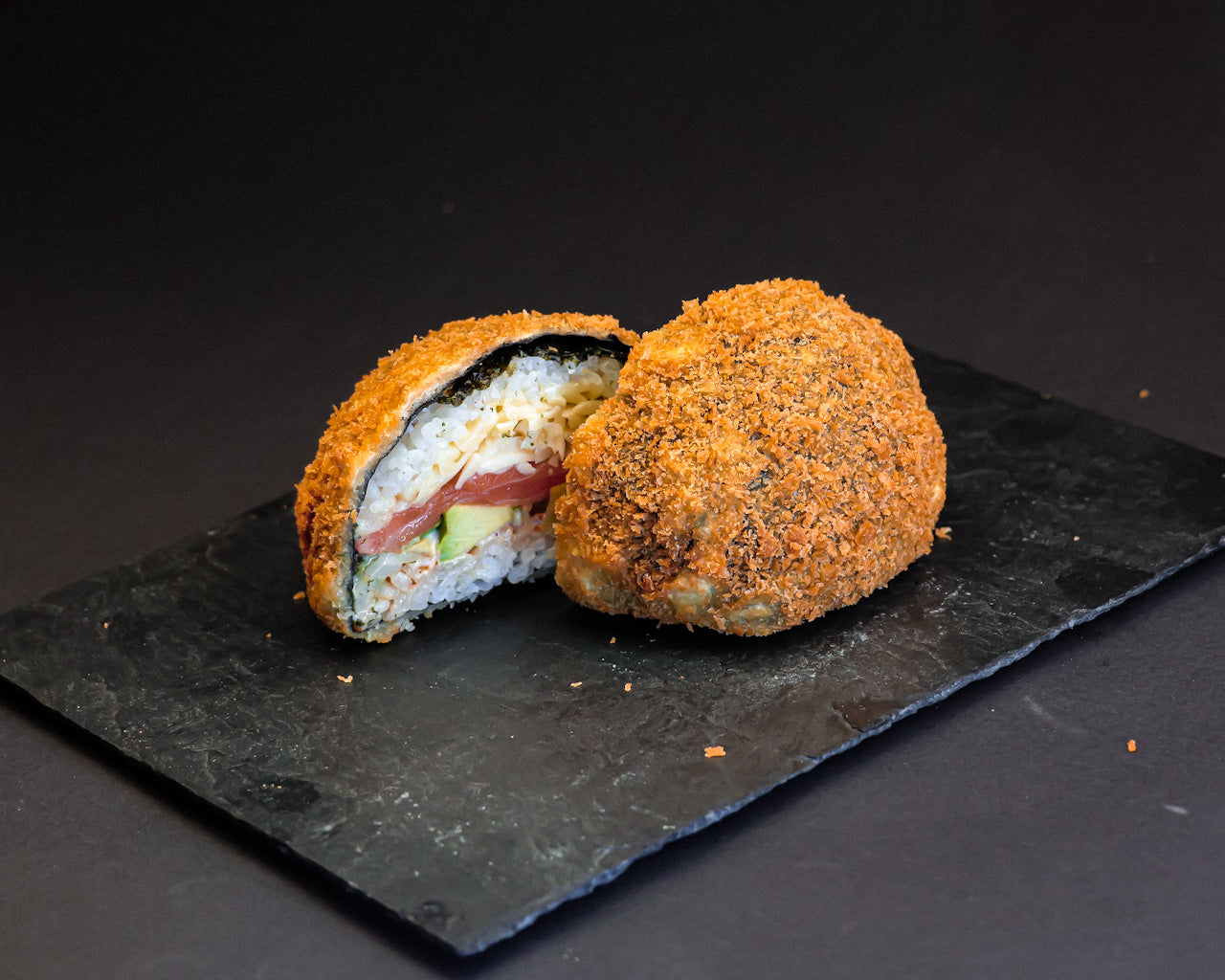 Kitsune Sushi Burger Salmon